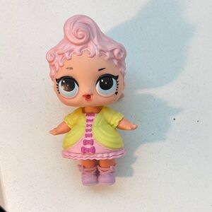 L.O.L. Surprise! Doll with Pink Hair and Yellow Outfit